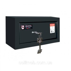 Меблевий сейф Сейф меблевий Griffon R.12.K, сейф для дому, сейф для грошей, сейф для офісу, сейф для документів