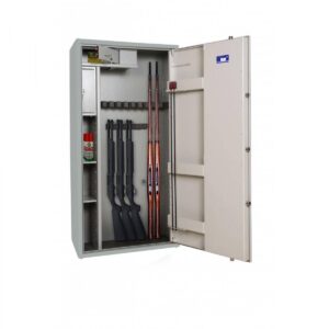 Збройовий сейф Сейф для зброї Griffon GE.750.K.L на 10 рушниць, сейф для рушниці, мисливський сейф