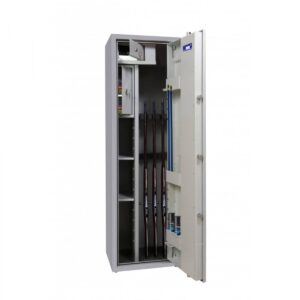 Збройовий сейф Сейф для зброї Griffon GE.450.K.L на 4 рушниці, сейф для рушниці, мисливський сейф