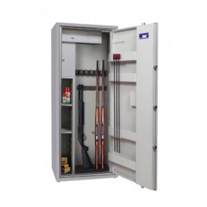 Збройовий сейф Сейф для зброї Griffon GE.600.Е.L на 10 рушниць, сейф для рушниці, мисливський сейф