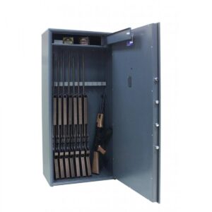 Збройовий сейф Сейф для зброї Griffon GLT.700.E на 8 рушниць, сейф для рушниці, мисливський сейф