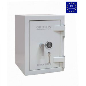 Вогнезломостійкий сейф Сейф вогневзломостійкий Griffon CLE II.68.K.E CREAM, 2 клас, сейф від злому та вогню