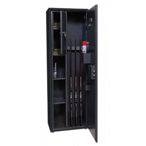 Збройовий сейф Сейф для зброї Griffon GLST.130.K на 4 рушниці, сейф для рушниці, мисливський сейф